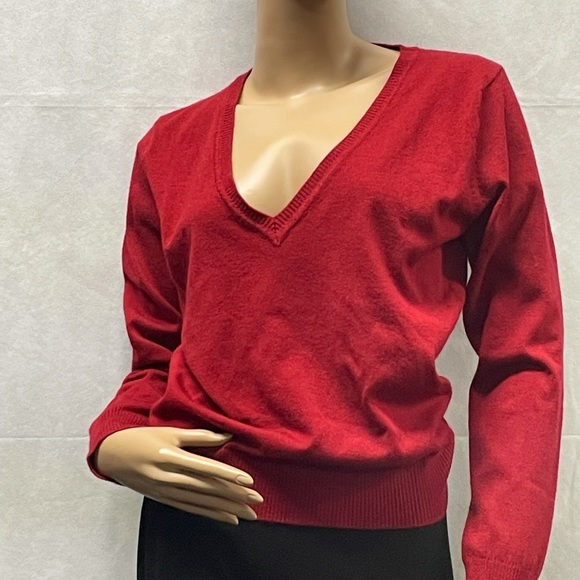 Cotton On Sweaters Cotton On Pullover Rust Vneck Sweater Poshmark